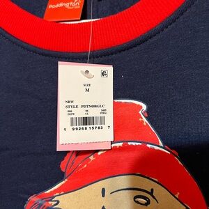 Women's Navy Sweatshirt with Red Accents